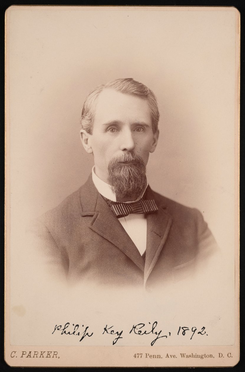 フィリップ キー ライリーの肖像 1829 ～ 1910 年、1892 年。