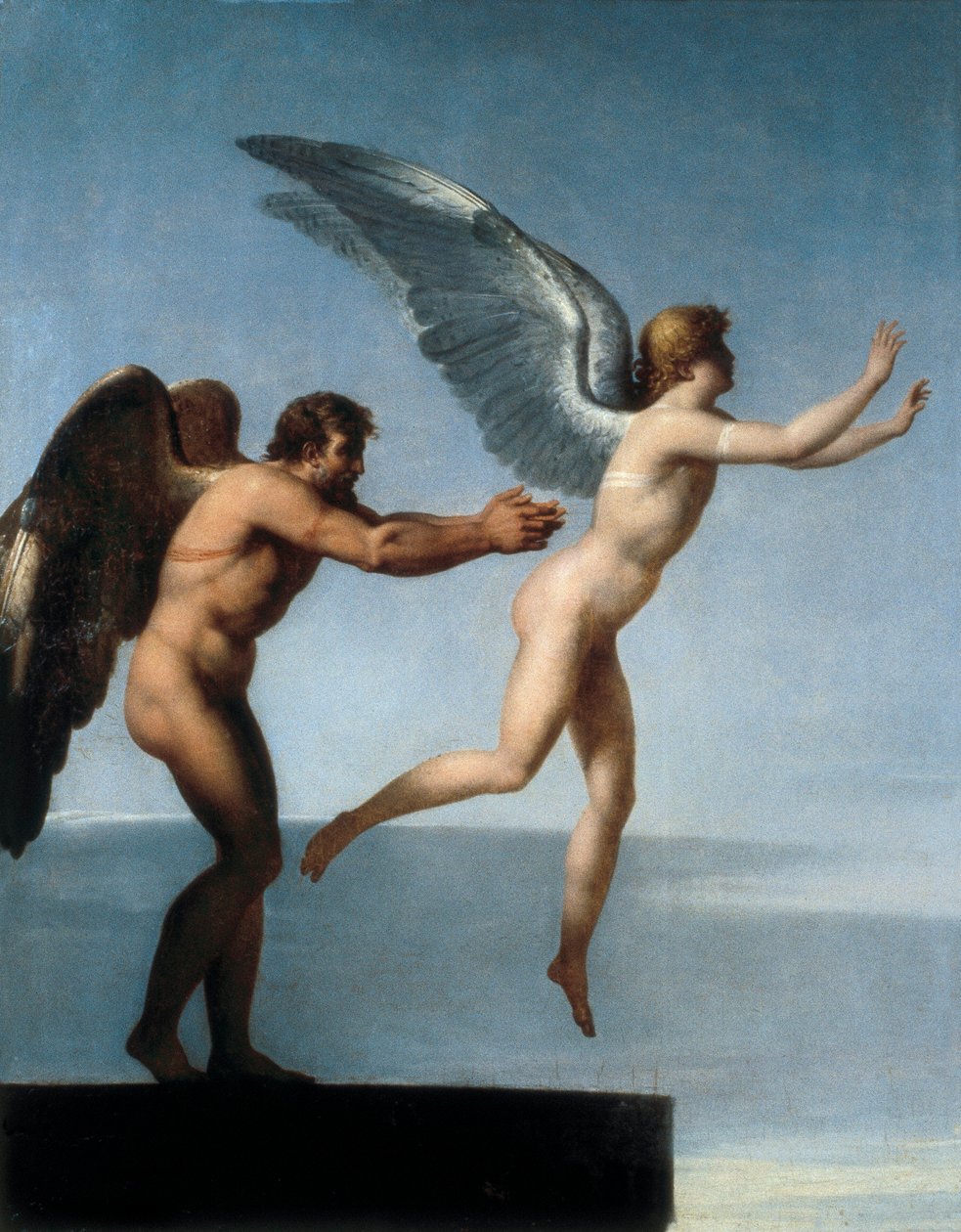 "Dedalus and Icarus" (イカロスとダイダロス) 作： チャールズポールランドン