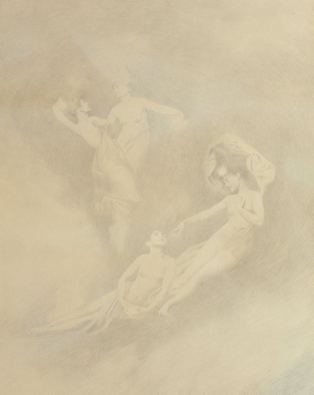 スピリット・イン・ザ・ミスト（シルバーポイント） 作： チャールズプロスパーサントン