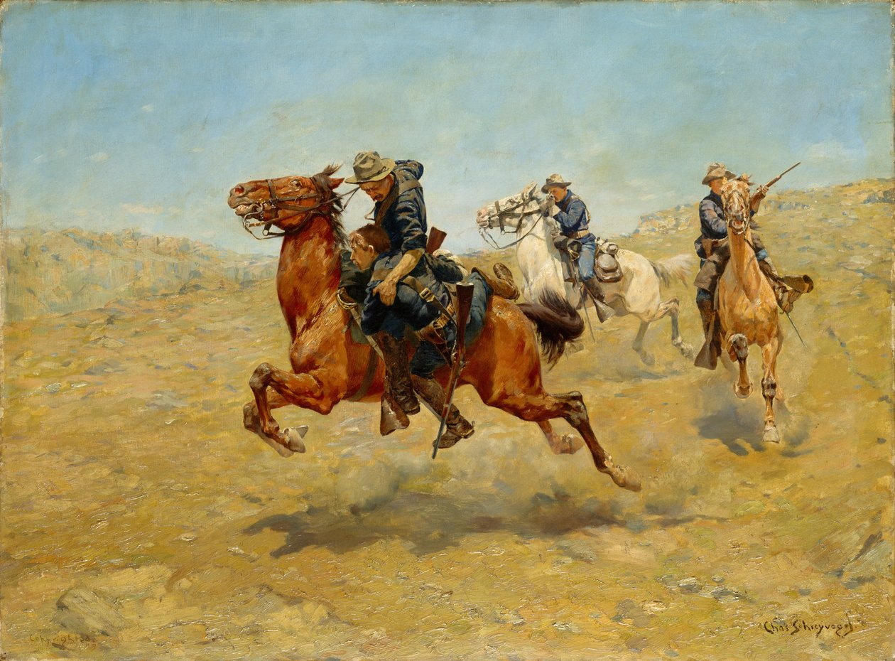 私のバンキー、1899 作： チャールズ・シュレイフォーゲル