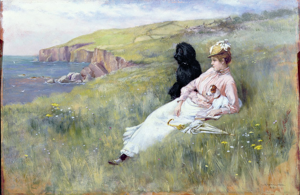 Sea Dreams、1888（パネル） 作： チャールズ・トレバー・ガーランド