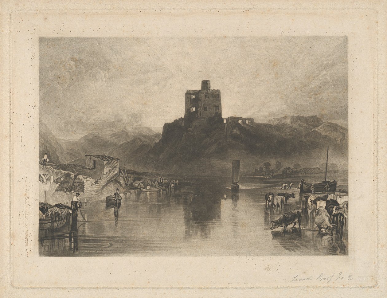 Castelo de Norham, no rio Tweed 作： チャールズ・ターナー