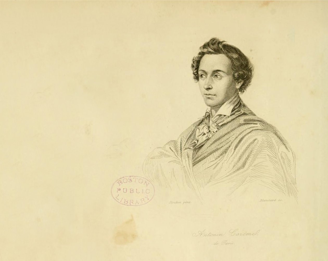 マリー・アントワーヌ・レント 1784-1833 作： シャルル・ド・スチューベン