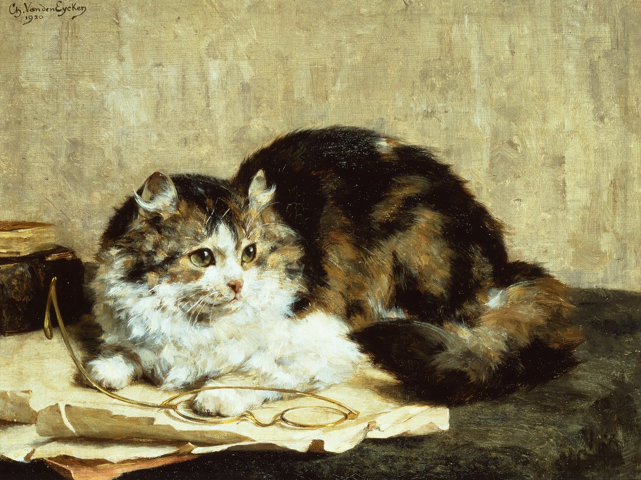 ぶち猫 作： シャルル・ファン・デン・エイケン
