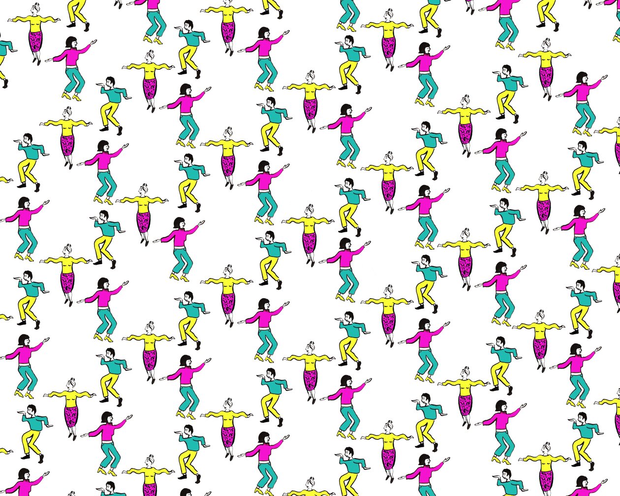 ダンサー、2016年（インク） 作： Charlotte Orr