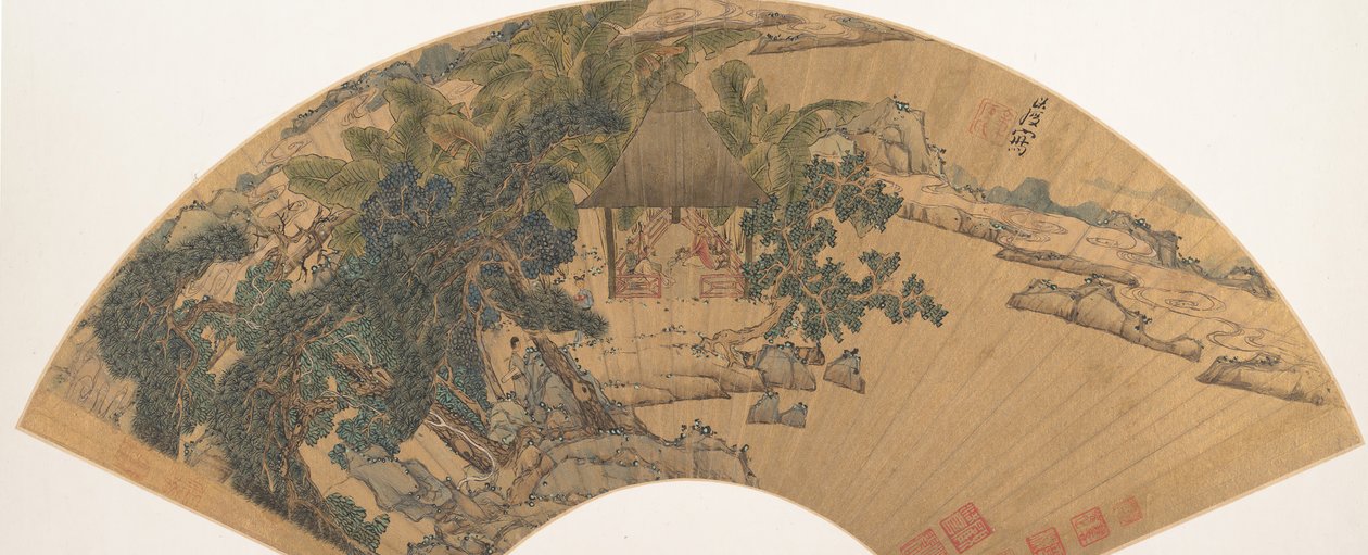 風景、17世紀半ば。 作： 陳紅寿