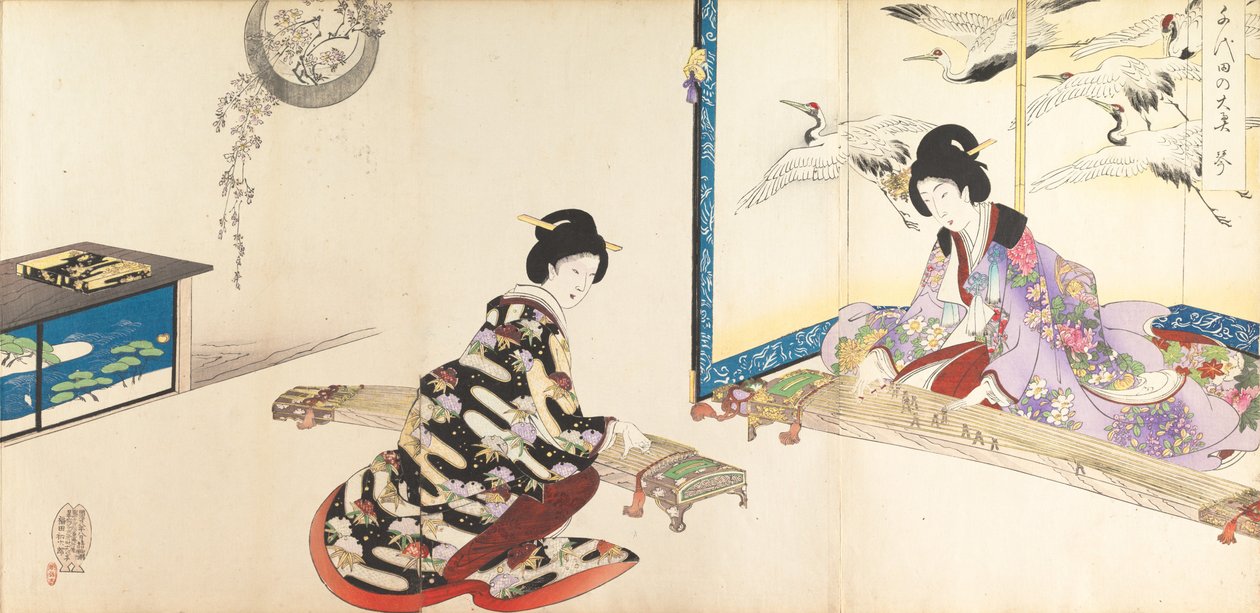 Chiyoda Castle Album of Women, 1895., 1895. 作： 与州周延