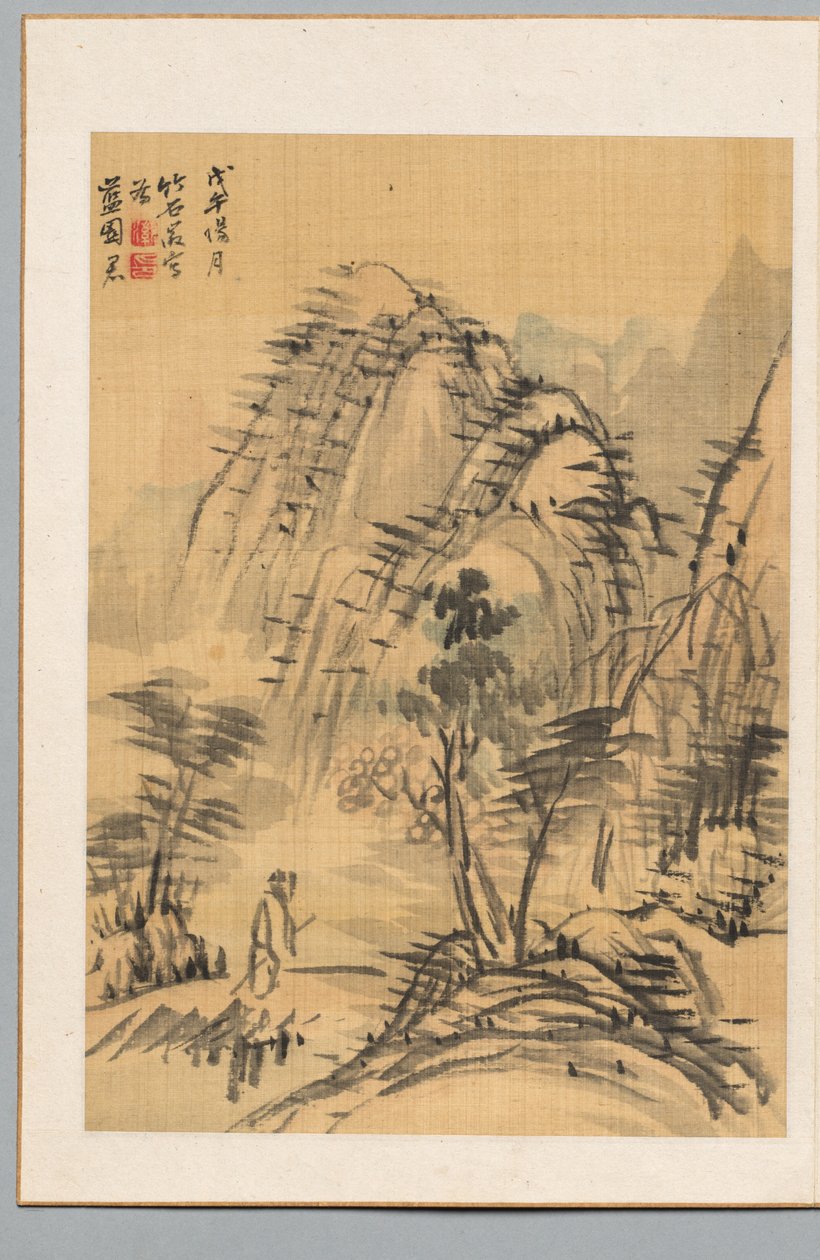 風景、1798年。 作： ちくせき長町