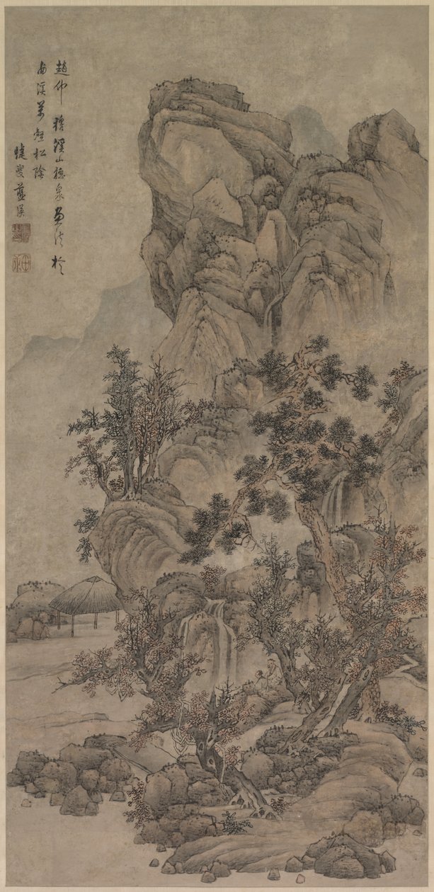 人物のいる風景 作： 中国、清王朝