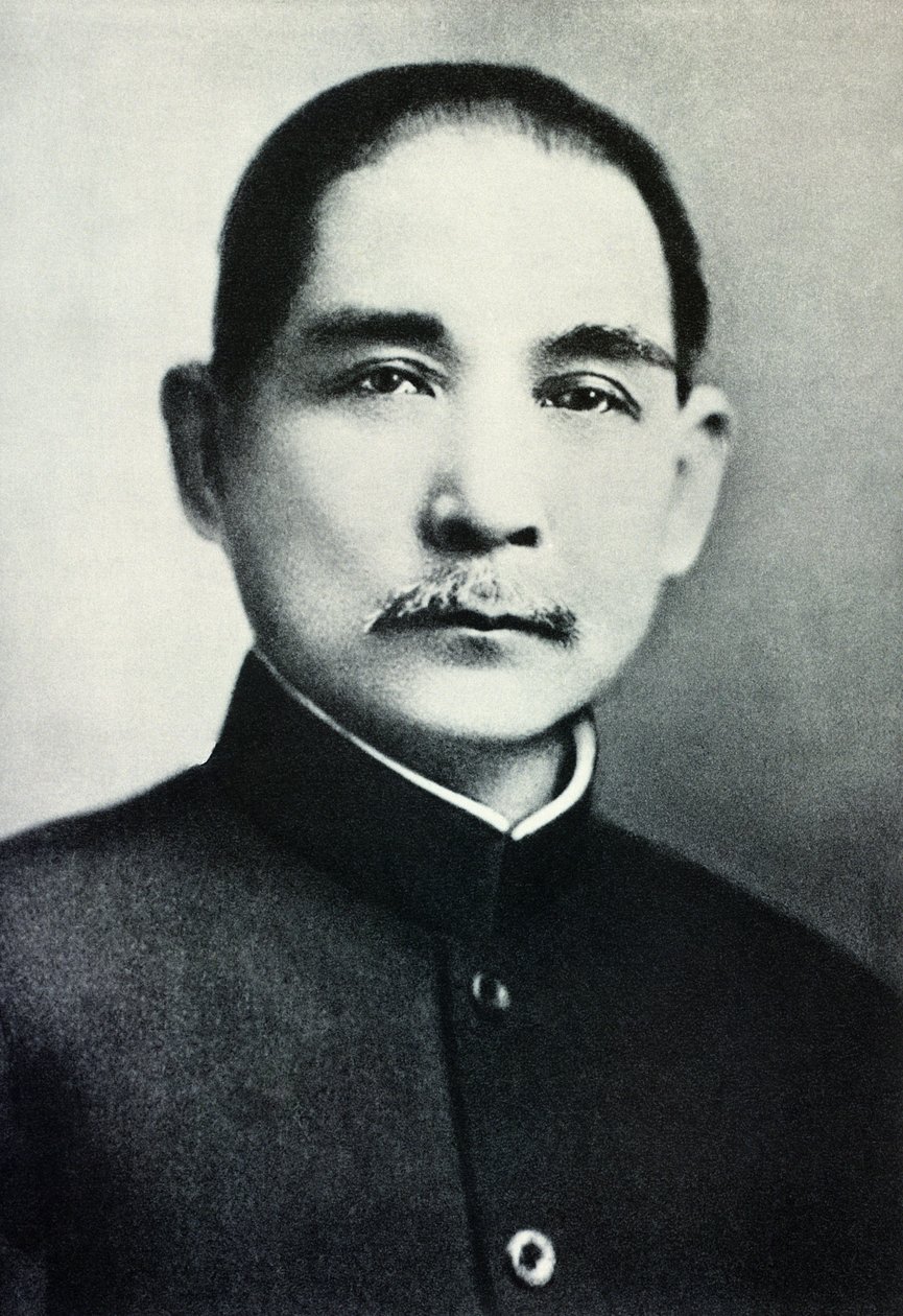 博士の肖像孫文（1866-1925） 作： 中国の写真家