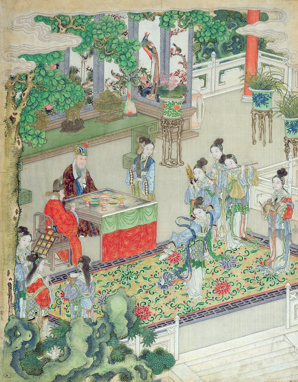 楽しませられている中国のマンダリン（シルクの色） 作： 中国語学校
