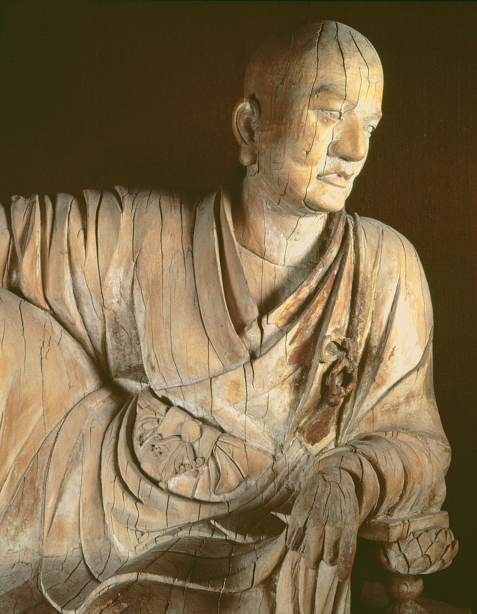 ロハン、元王朝の図（1260-1368）（木） 作： 中国語学校