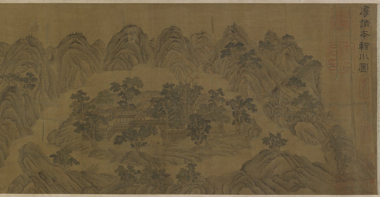 王川別荘、明または清王朝 作： 中国語学校