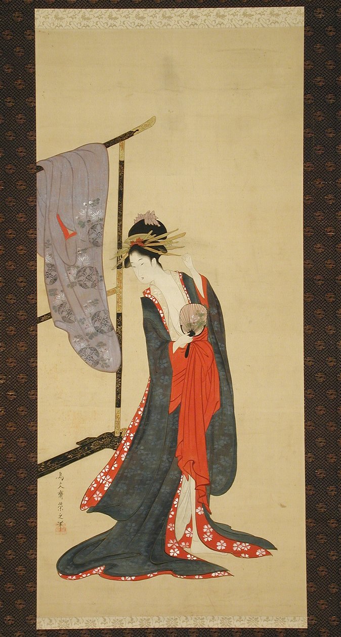 Oiran im Sommerkimono 作： 長文祭栄司