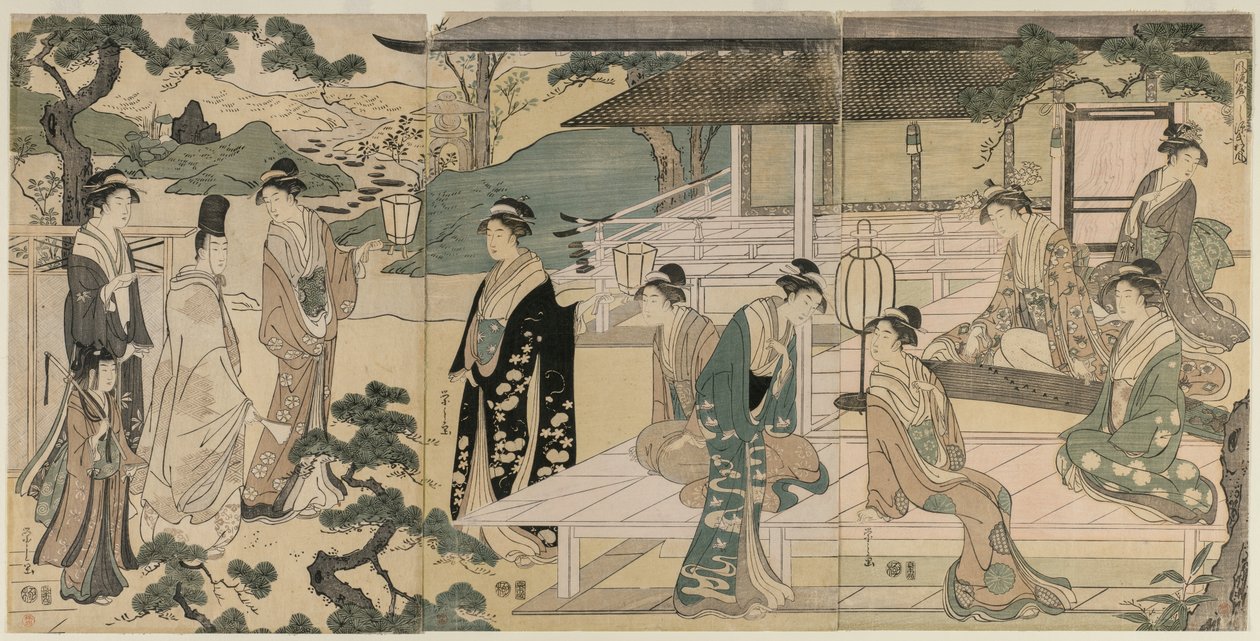 源氏物語 松風編（源氏物語 雅モダン装束より） 作： 長文祭栄司