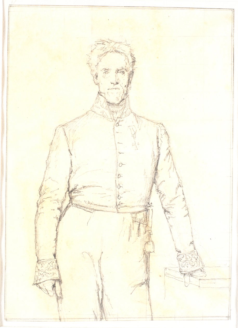 郡長、宮内卿 イェンス・アンドレアス・グラア（1787-1873） 作： ChristenKøbke