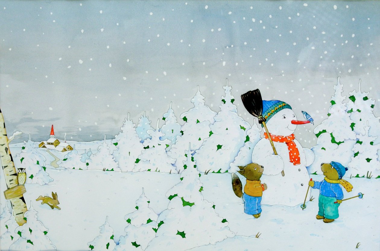 雪だるまを作る 作： クリスチャン・ケンプ
