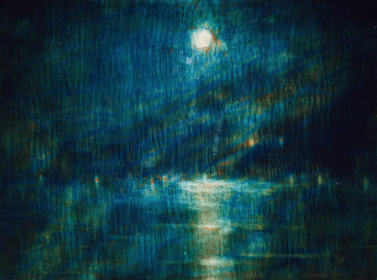 C.Rohlfs、Blue Moon Night（Ascona） 作： クリスチャン・ロールス