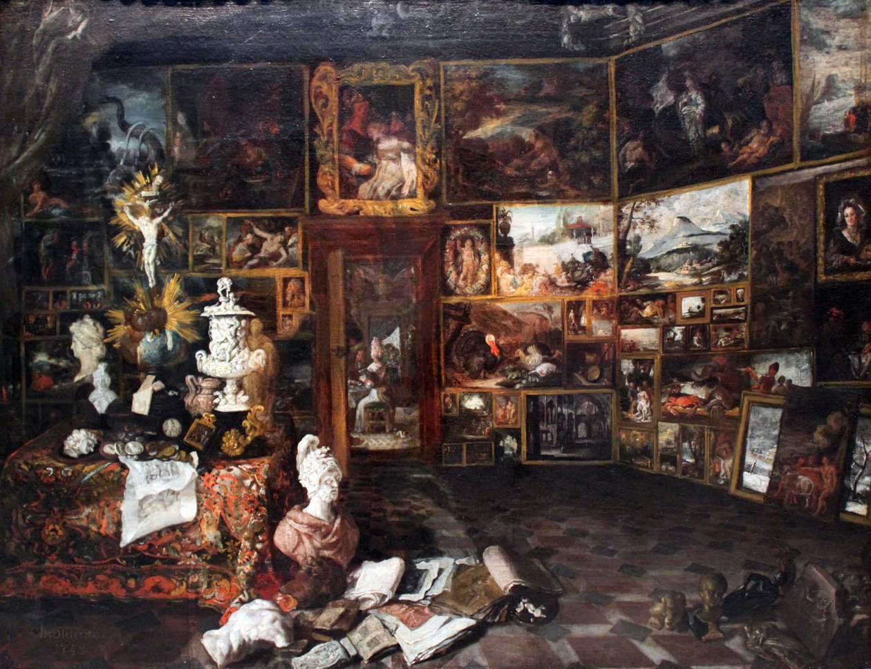 絵画キャビネットの表現 作： クリスティアン・ヴィルヘルム・エルネスト・ディートリッヒ
