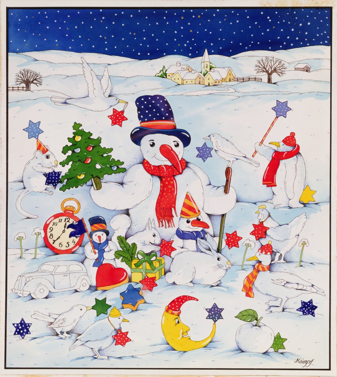 雪だるまと友達 作： クリスチャン・ケンプ