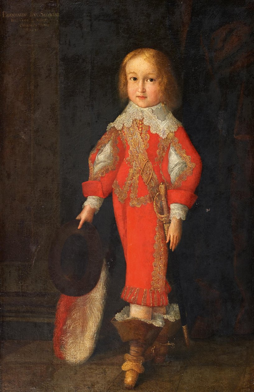 ザクセ・イエナのベルンハルト（1638-1678）の肖像 作： クリスチャン・リヒター