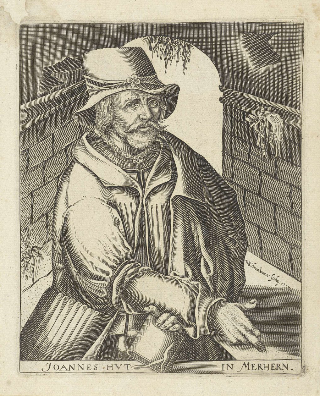 マーハーンのジョン・フス、c。 1650年 作： クリストッフェル・ヴァン・シケム