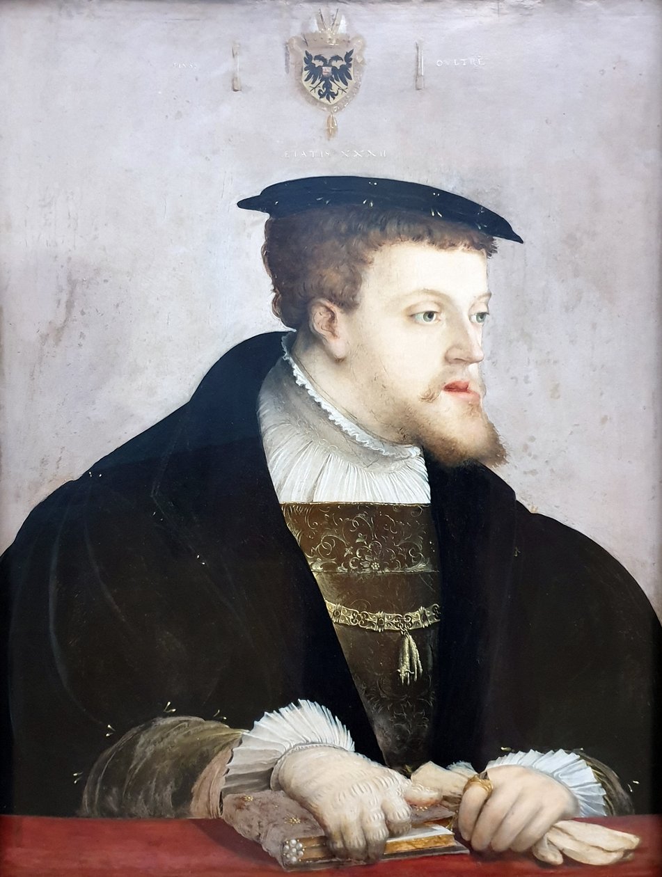 ドイツ語：カイザー・カール5世（1500-1558）皇帝カール5世。 作： クリストフ・アンバーガー