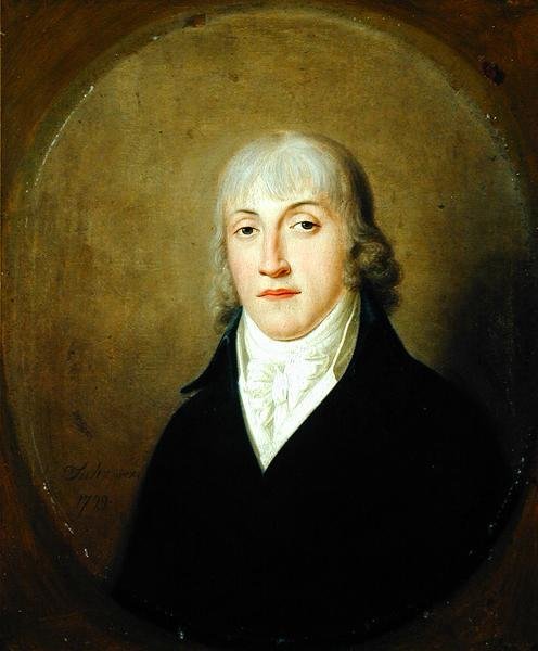 紳士の肖像、1799 作： クリストフ・シュール