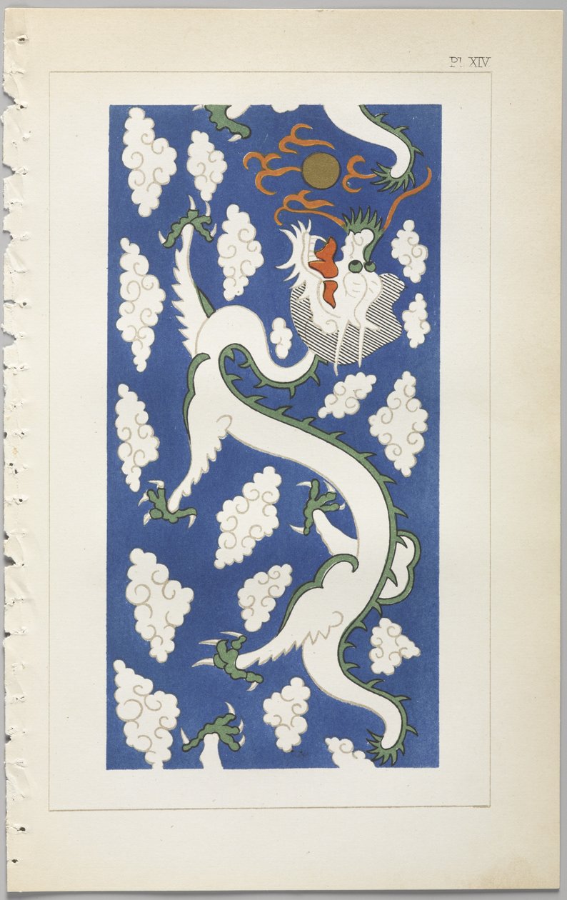装飾デザインの芸術：付録付き、花が開く日の時間を示す、Day＆Son、ロンドン、1862年発行 作： クリストファー・ドレッサー