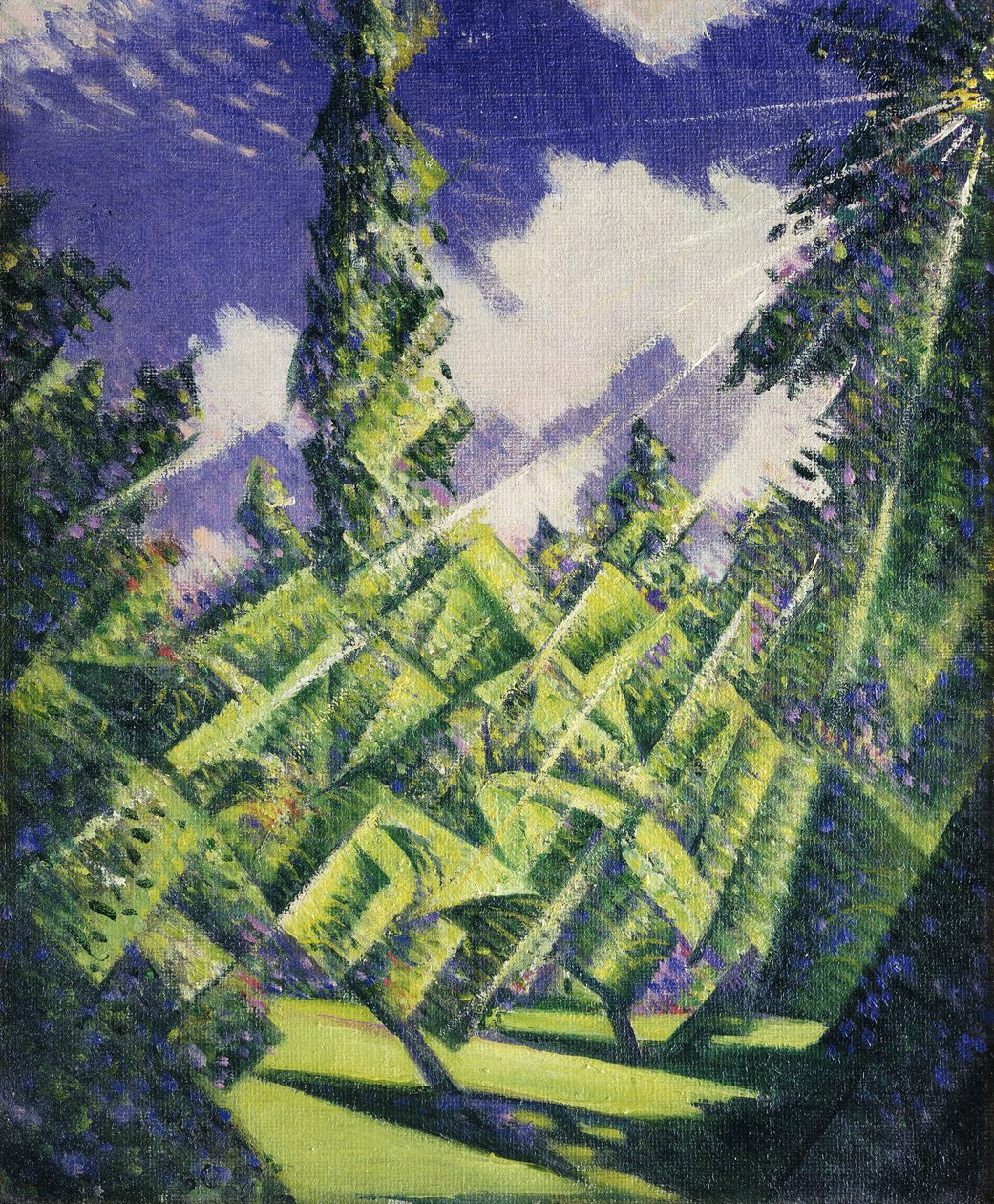 四季：夏、1919年 作： クリストファー・リチャード・ウィン・ネビンソン