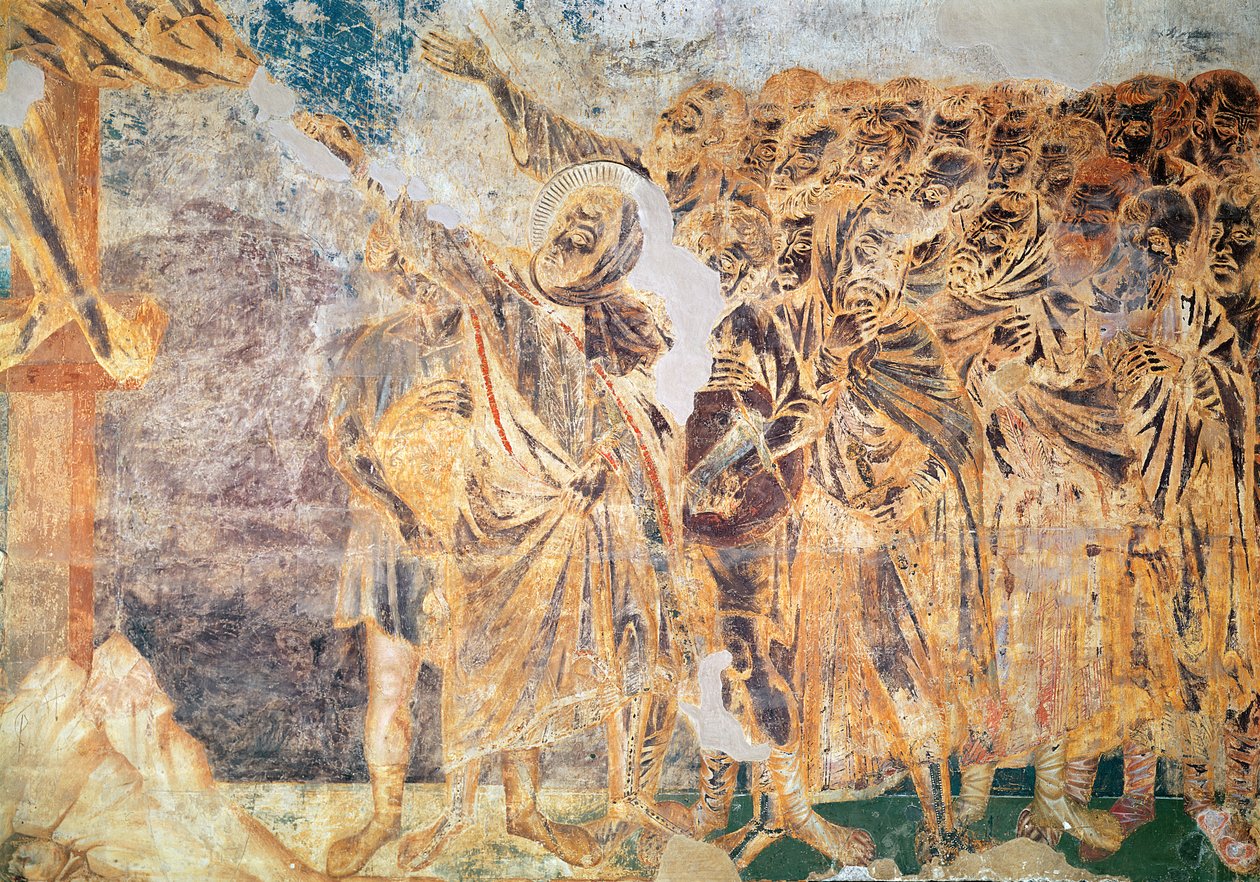 はりつけ、右側の詳細、1270年頃（439294の詳細） 作： ジョバンニ・チマブエ