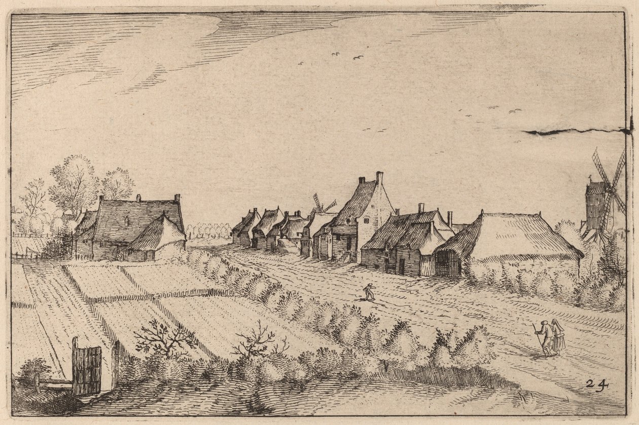 畑と道 作： Johannes vanDoetechumの後のClaesJansz Visscher、Lucasの後の長老