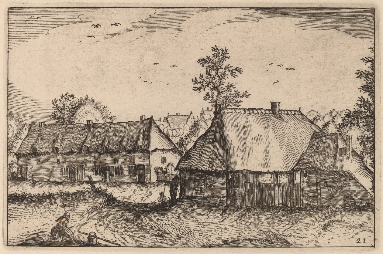 大きな小屋 作： Johannes vanDoetechumの後のClaesJansz Visscher、Lucasの後の長老