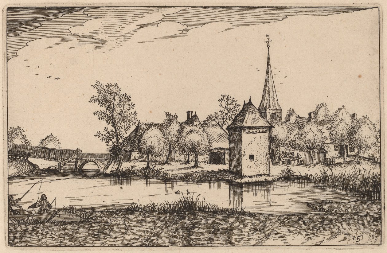 池と村 作： Johannes vanDoetechumの後のClaesJansz Visscher、Lucasの後の長老