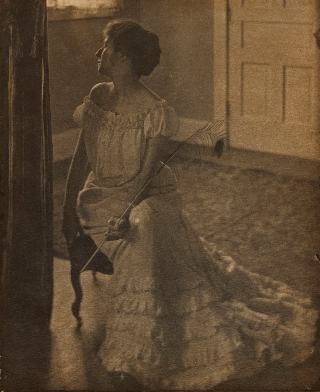孔雀の羽、c。 1902。 作： クラレンスH.ホワイト
