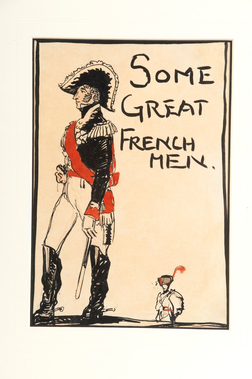 偉大なフランス人男性、1917年 作： クロード・ロヴァット・フレイザー