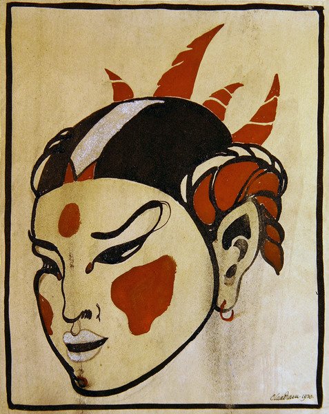 Head of a Dancer 作： クロード・ロヴァット・フレイザー