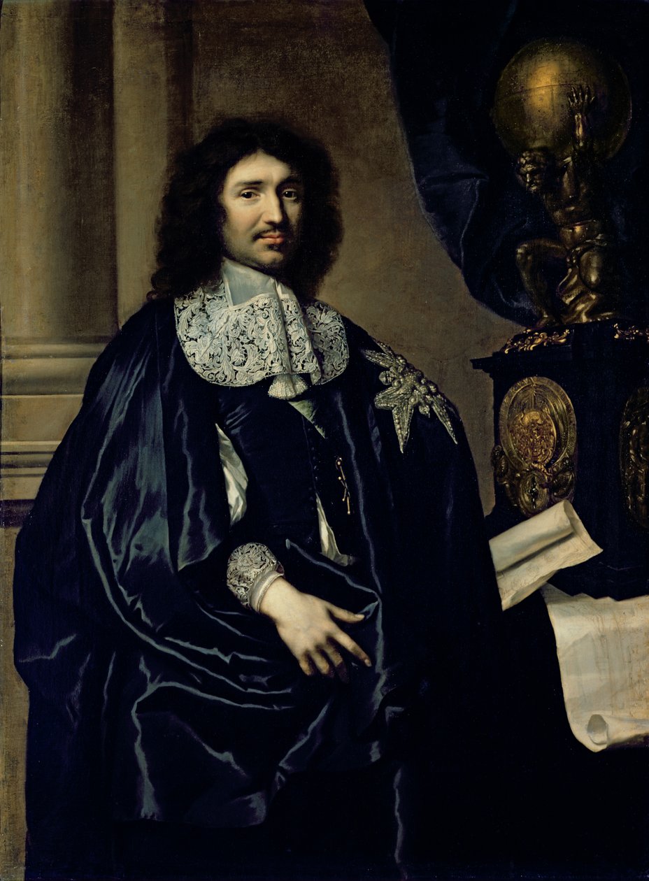 ジャン=バティスト・コルベール・ド・トルシーの肖像（1619-83）1666 作： クロード・ルフェーブル
