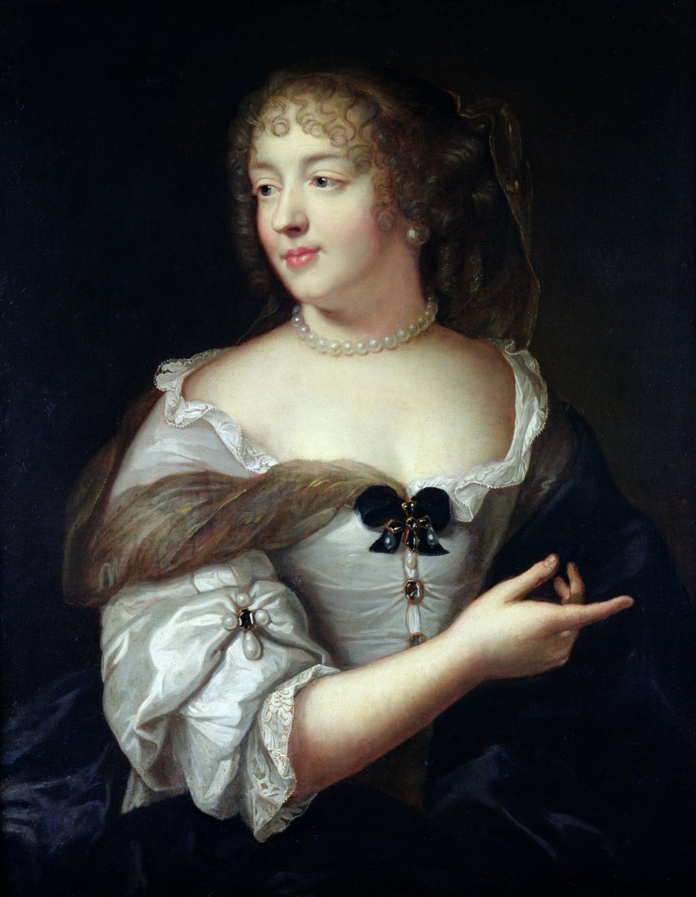 マリー・ド・ラブタン・シャンタルの肖像、セビーニュ夫人（1626-96） 作： クロード・ルフェーブル