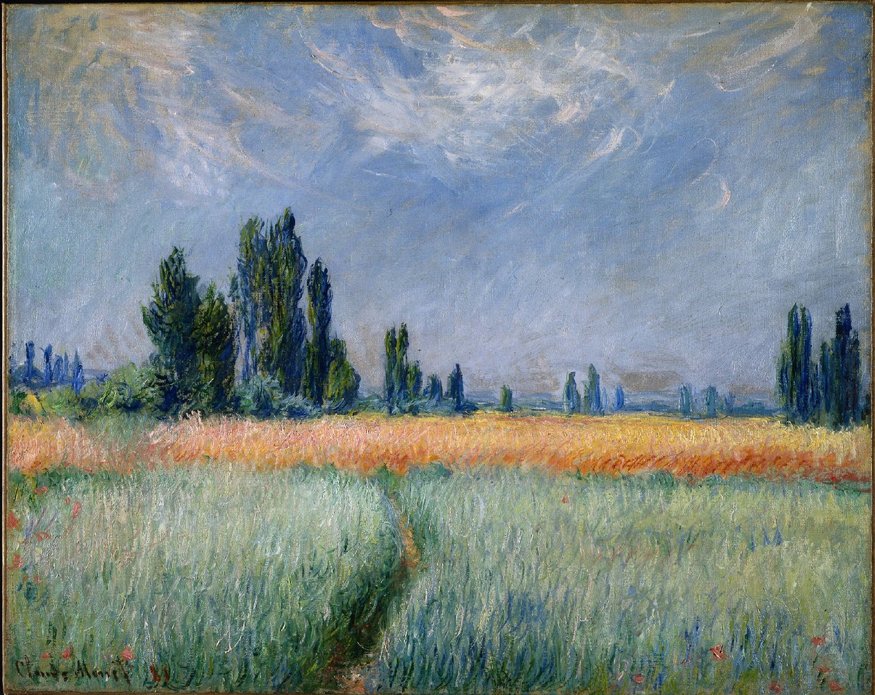 WheatfieldnFrancais：Champ de blen 作： クロード・モネ