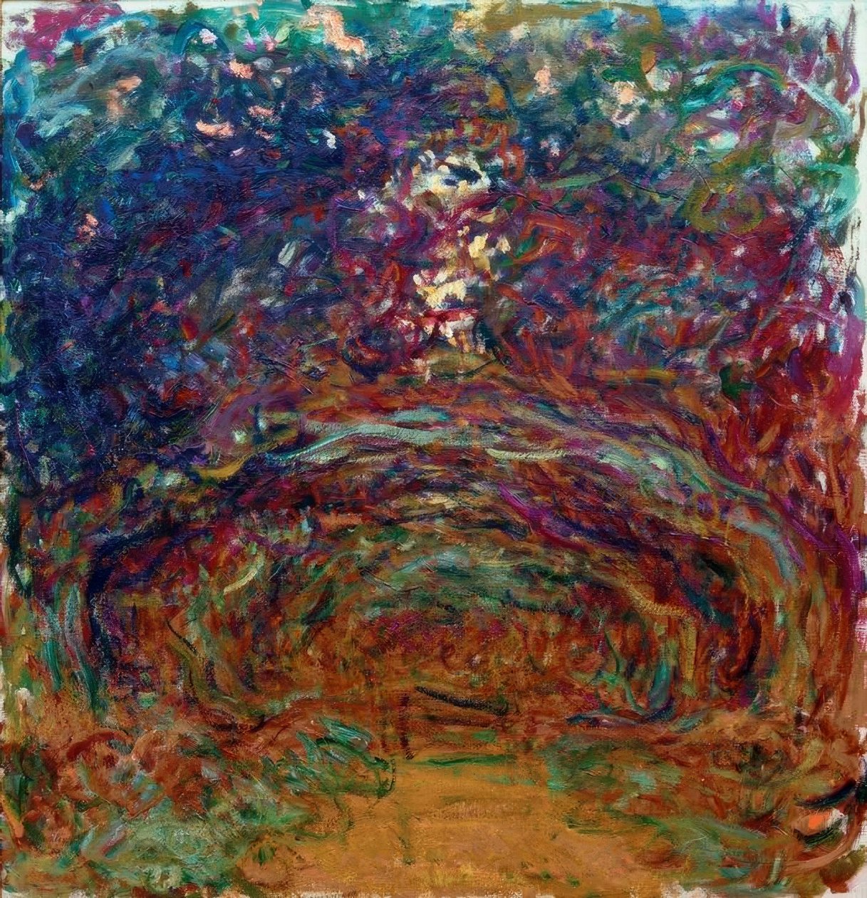 Alléedes Rosiers（Die Rosenallee） 作： クロード・モネ