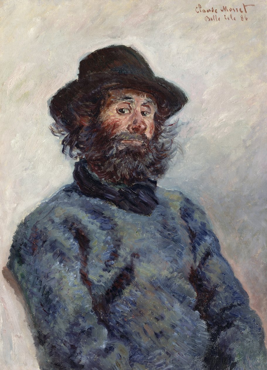 ポリ、ベルイルの漁師、1886 作： クロード・モネ
