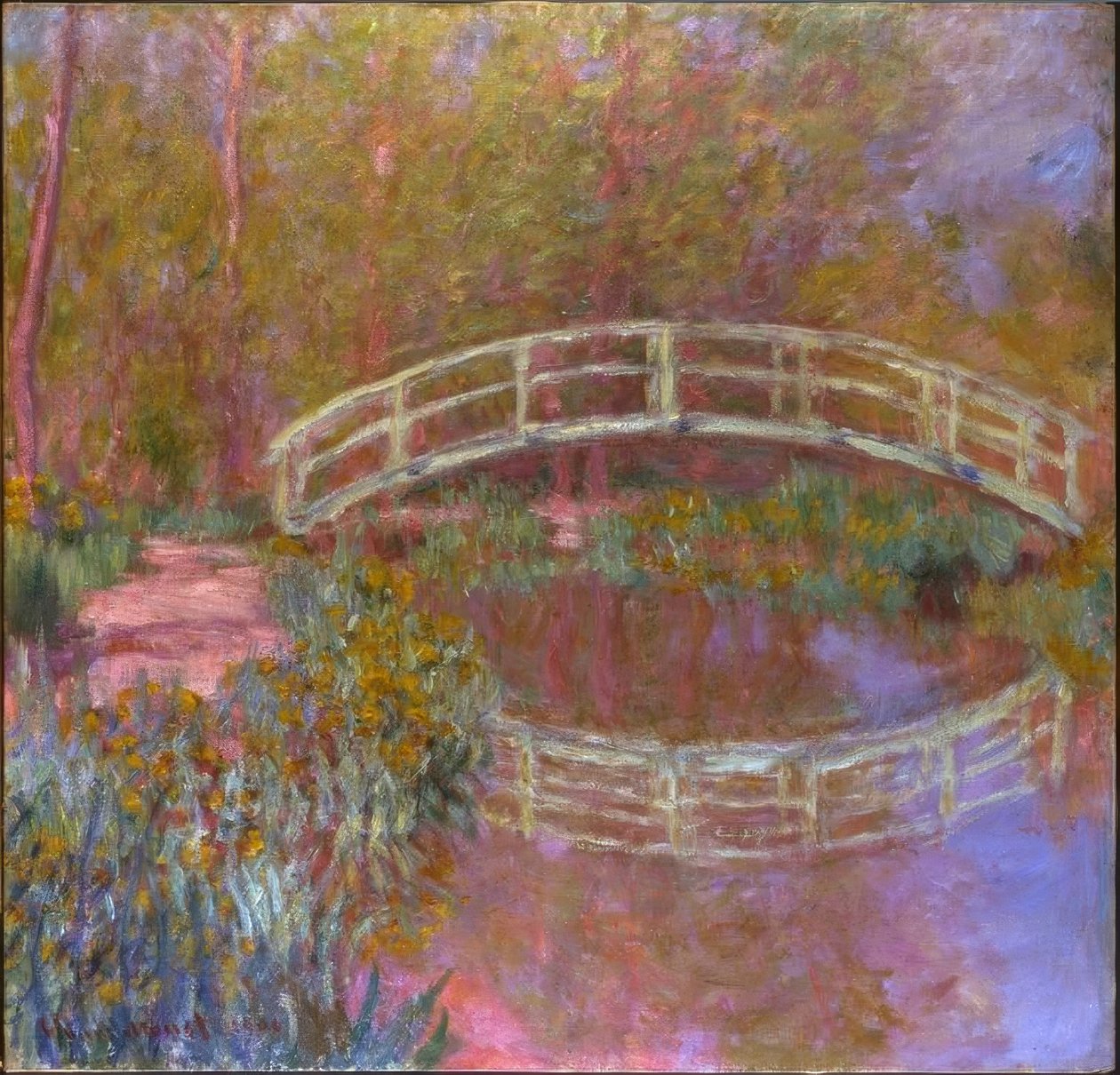 モネの庭の橋 作： クロード・モネ
