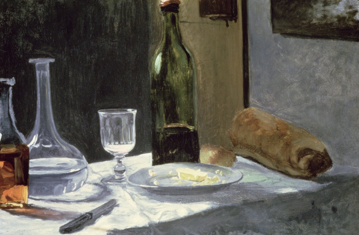 瓶のある静物、1859 作： クロード・モネ