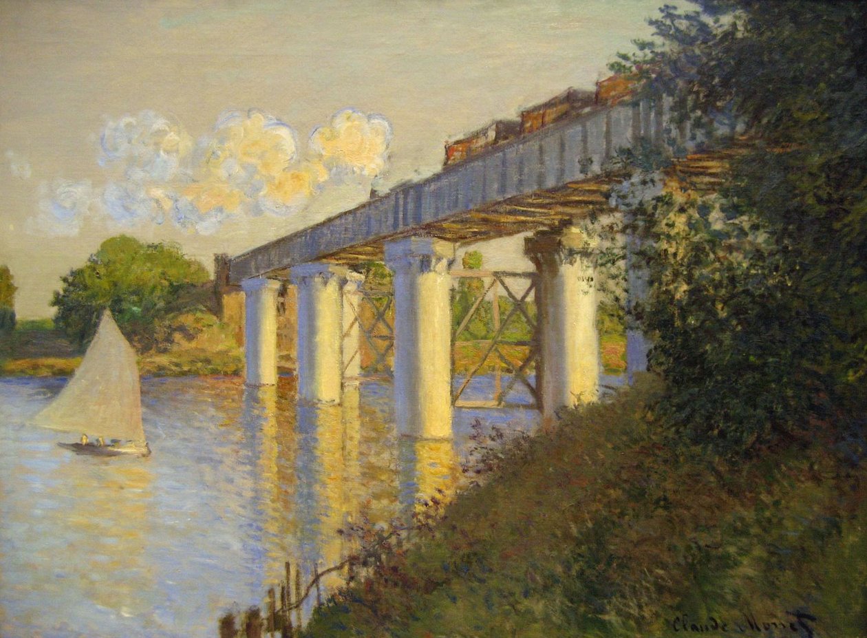 アルジャントゥイユの橋 作： クロード・モネ