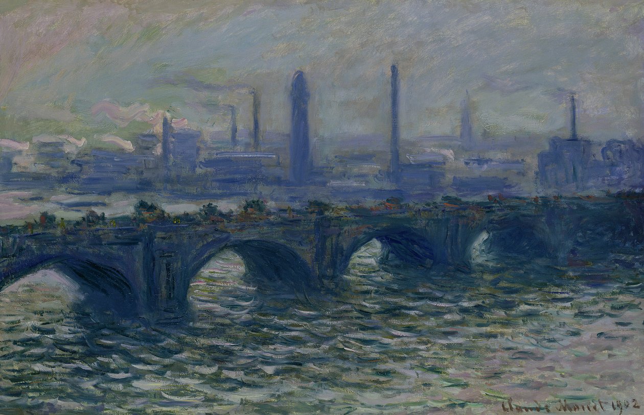 ウォータールー橋、1902 作： クロード・モネ