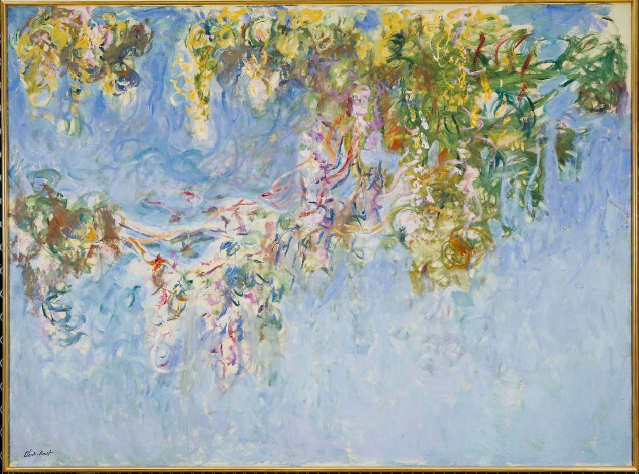 藤（グリシン）c.1919-20 作： クロード・モネ