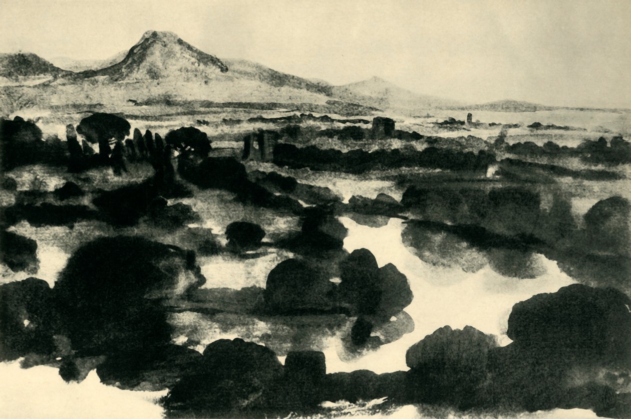 テヴェレ川、ローマ、イタリア、c1640、1943年。 作： クロード・ロラン