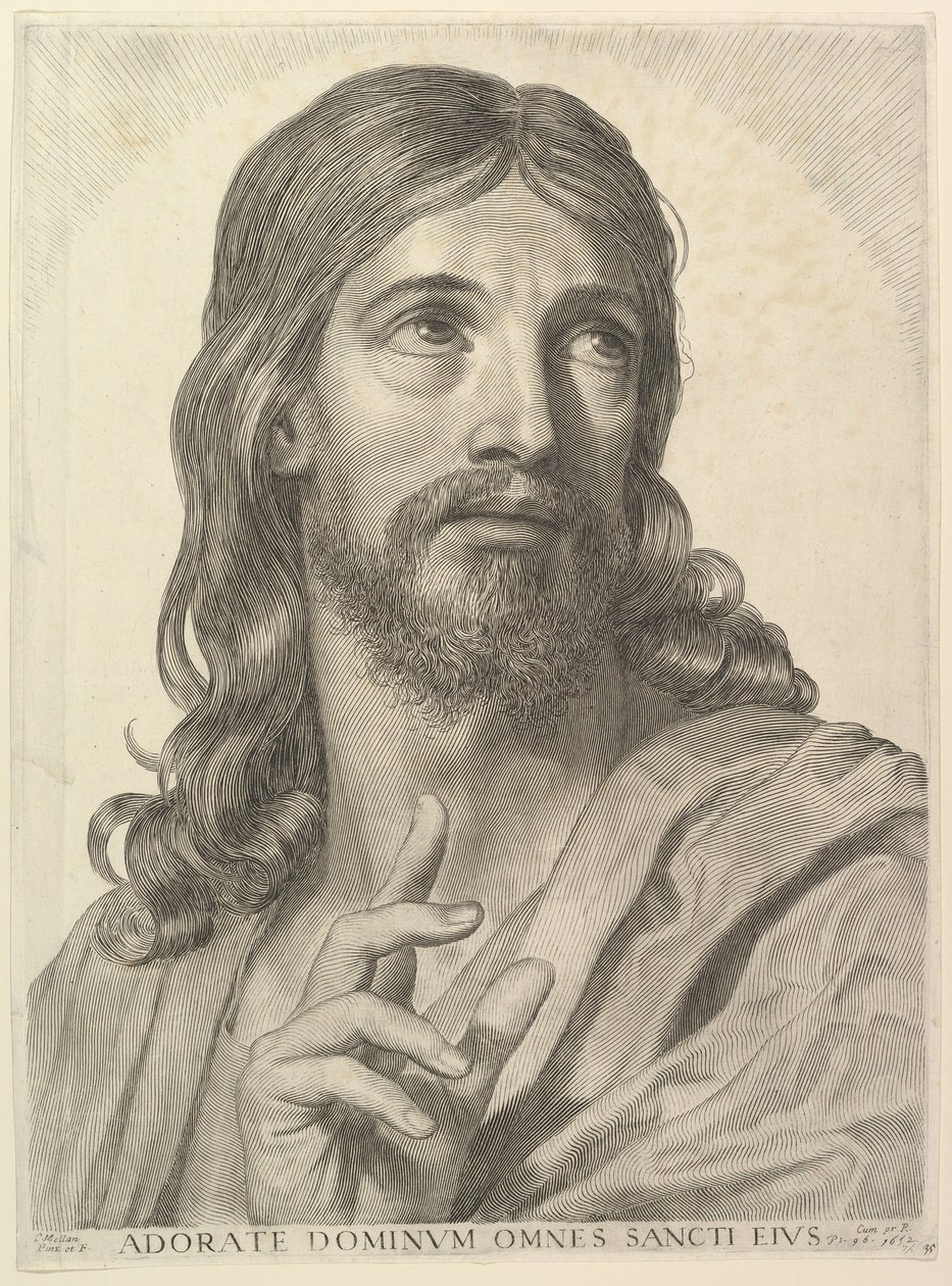 大人のキリストの胸像、1652年。 作： クロード・メラン