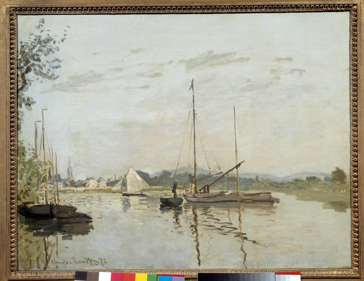 アルジャントゥイユの絵 クロード・モネ（1840-1926） 1872 Sun.0.5x0.65 m パリ、オルセー美術館 作： クロード・モネ